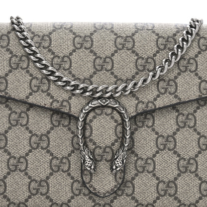 Gucci GG Supreme Monogram Mini Dionysus Chain Wallet Beige Taupe 8 of 11