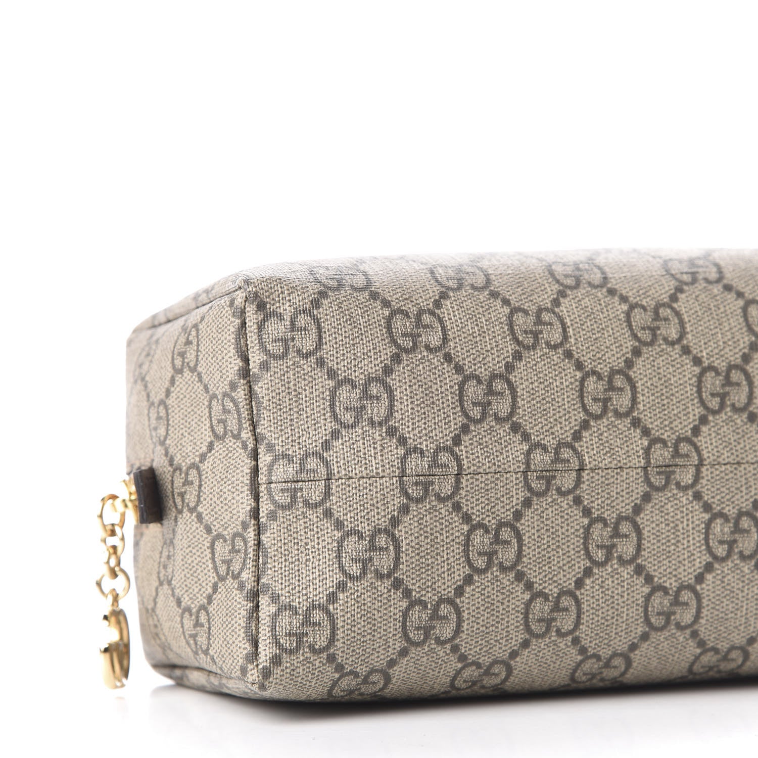 Gucci Soft GG Supreme Monogram Calfskin Medium Ophidia Cosmetic Case Beige Ebony New Acero 5 of 9