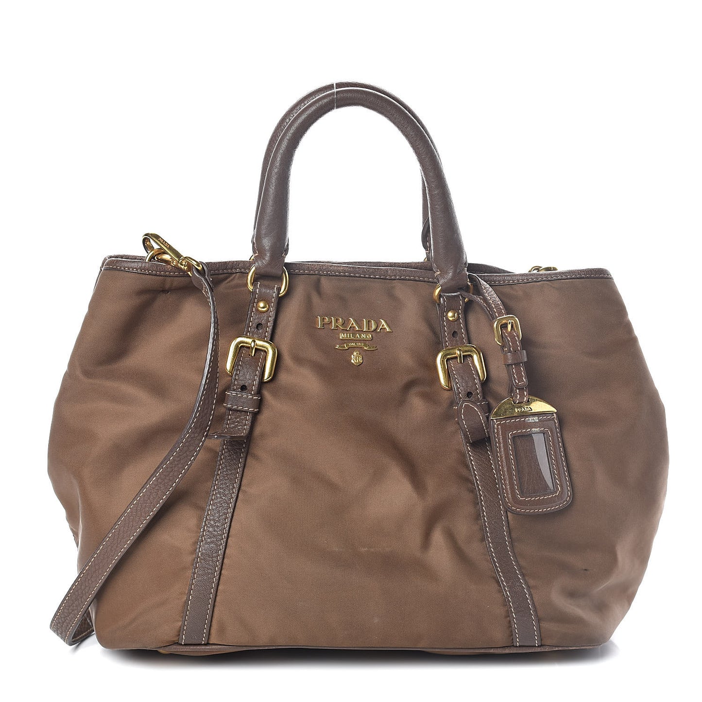Nylon Tessuto Vitello Daino Tote Corinto