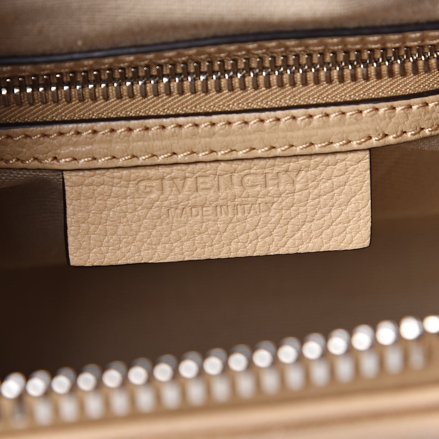 Sugar Goatskin Mini Antigona Nude