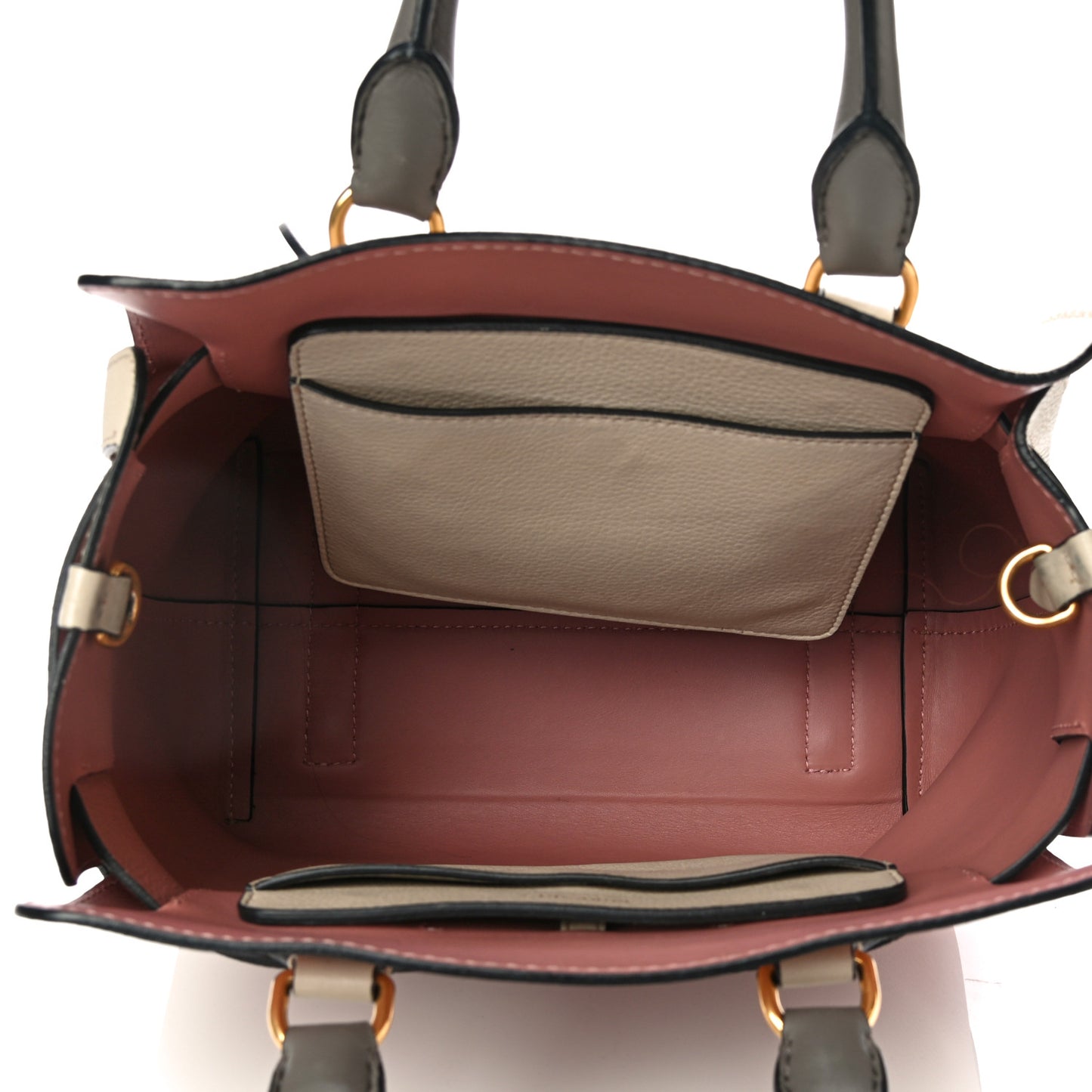 Marais Calfskin Small Belt Bag Limestone Dusty Rose