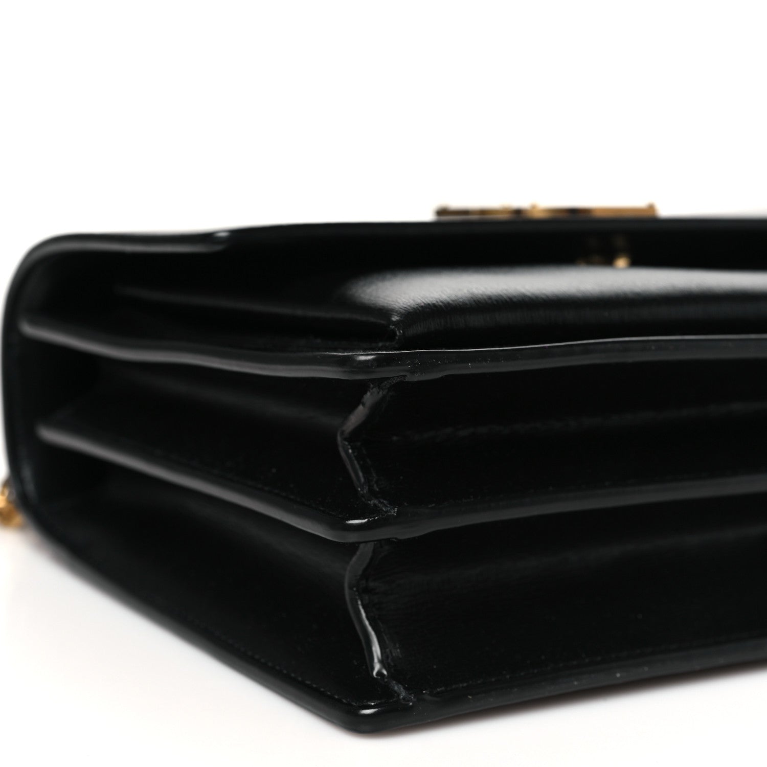 Saint Laurent Calfskin Medium Monogram Sunset Black 9 of 10