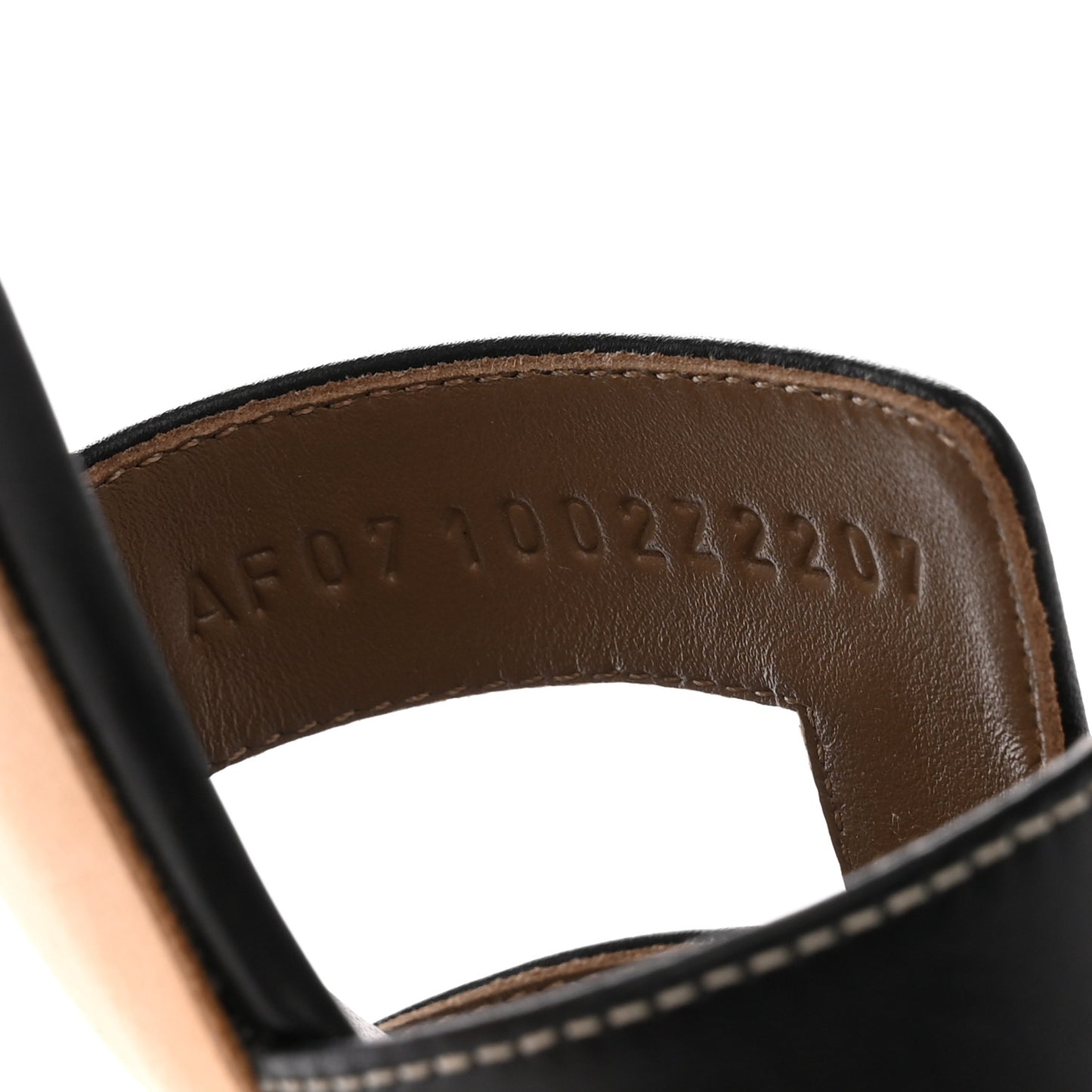Calfskin Oasis Sandals 38 Black