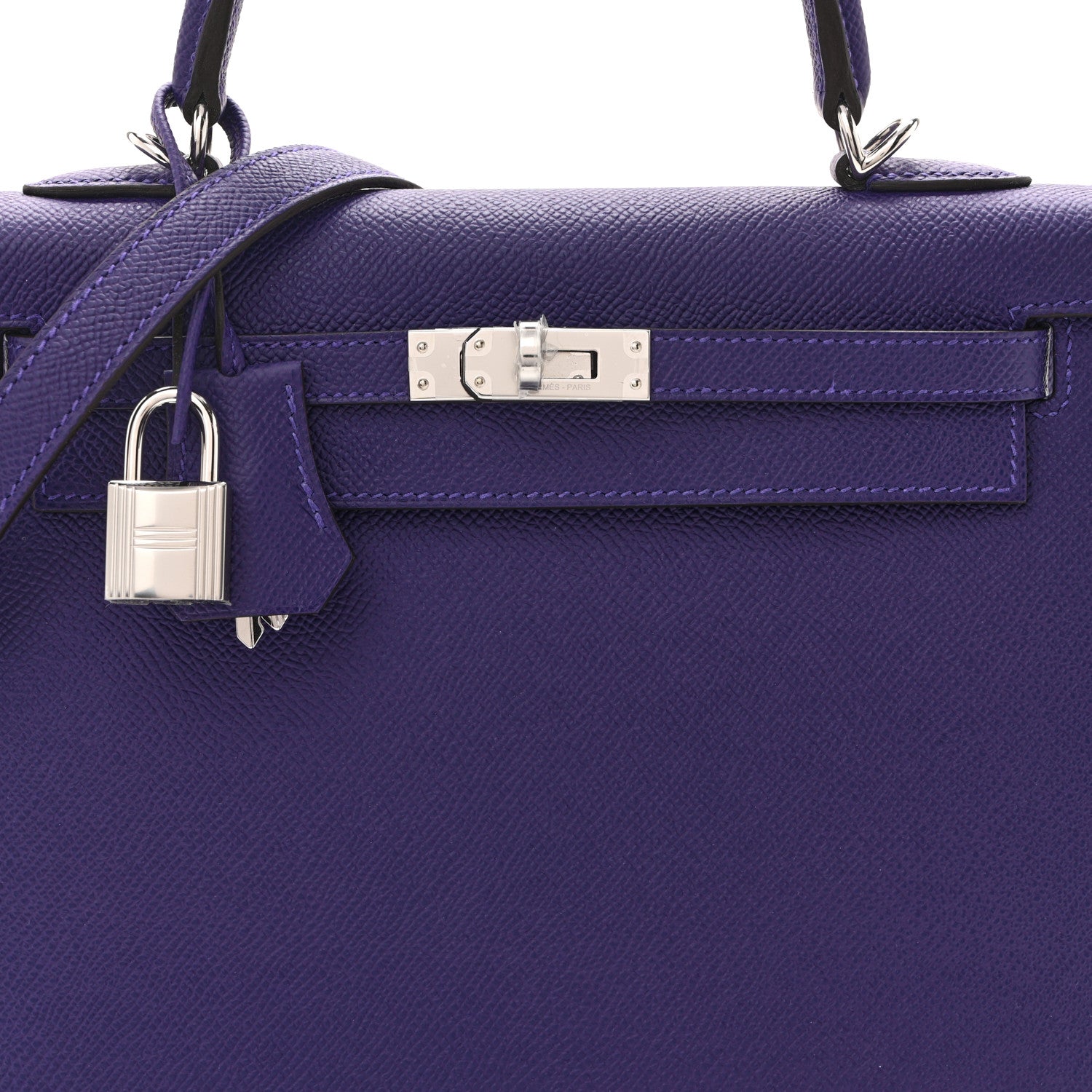 Hermes Epsom Kelly Sellier 25 Purple 15 of 20