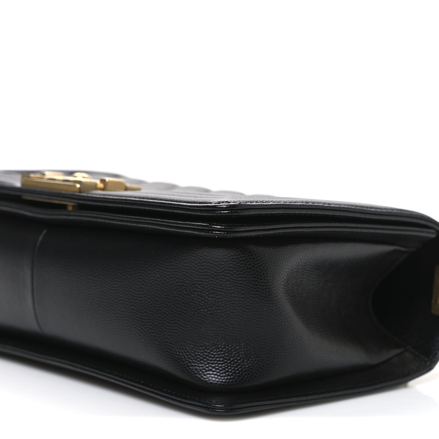 Caviar Quilted Medium Boy Flap Black