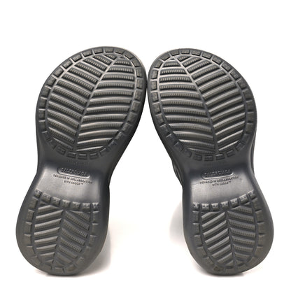 Balenciaga X CROCS Rubber Womens Rain Boots 37 Grafite 6 of 8