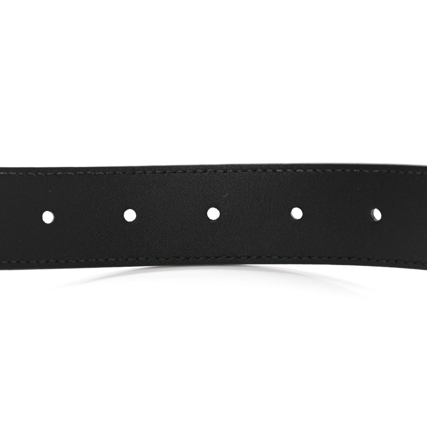 Gucci Calfskin Double G 20mm Belt 85 34 Black 6 of 6