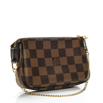Louis Vuitton Damier Ebene Mini Pochette Accessories 3 of 8