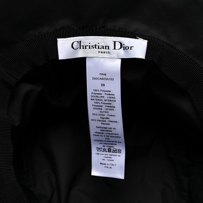 Christian Dior Nylon Cannage Bucket Hat 59 Black 7 of 8