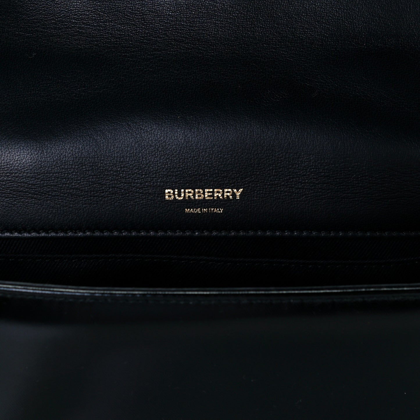 Patent Quilted Horseferry Print Small Lola Bag Black