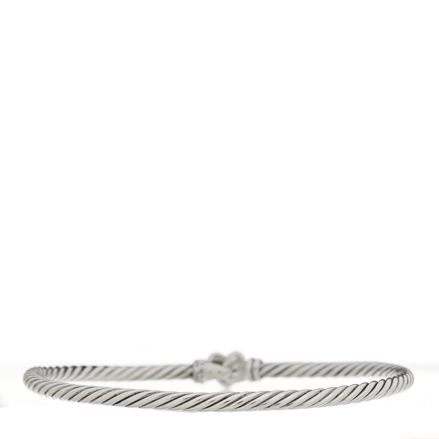 Sterling Silver 18K Yellow Gold 3mm Cable Collectibles Heart Bracelet