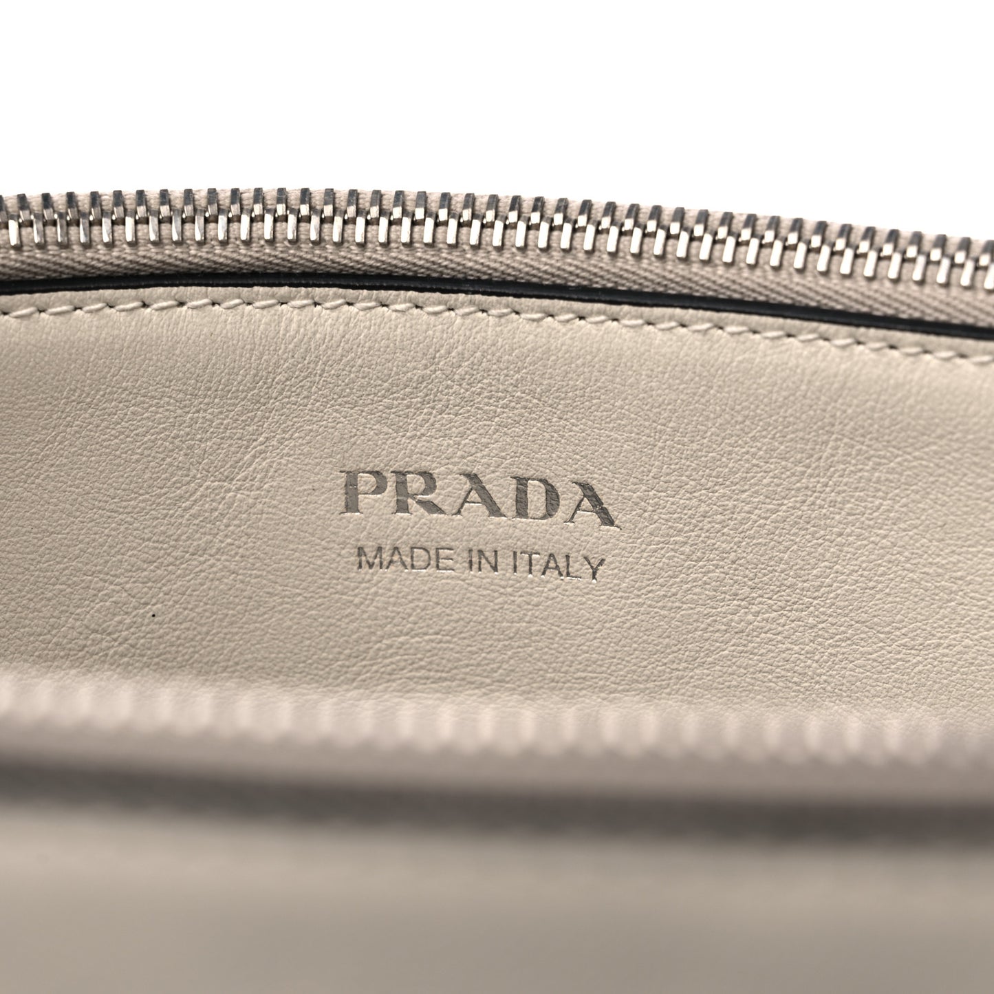 Calfskin Studded Concept Top Handle Bag White