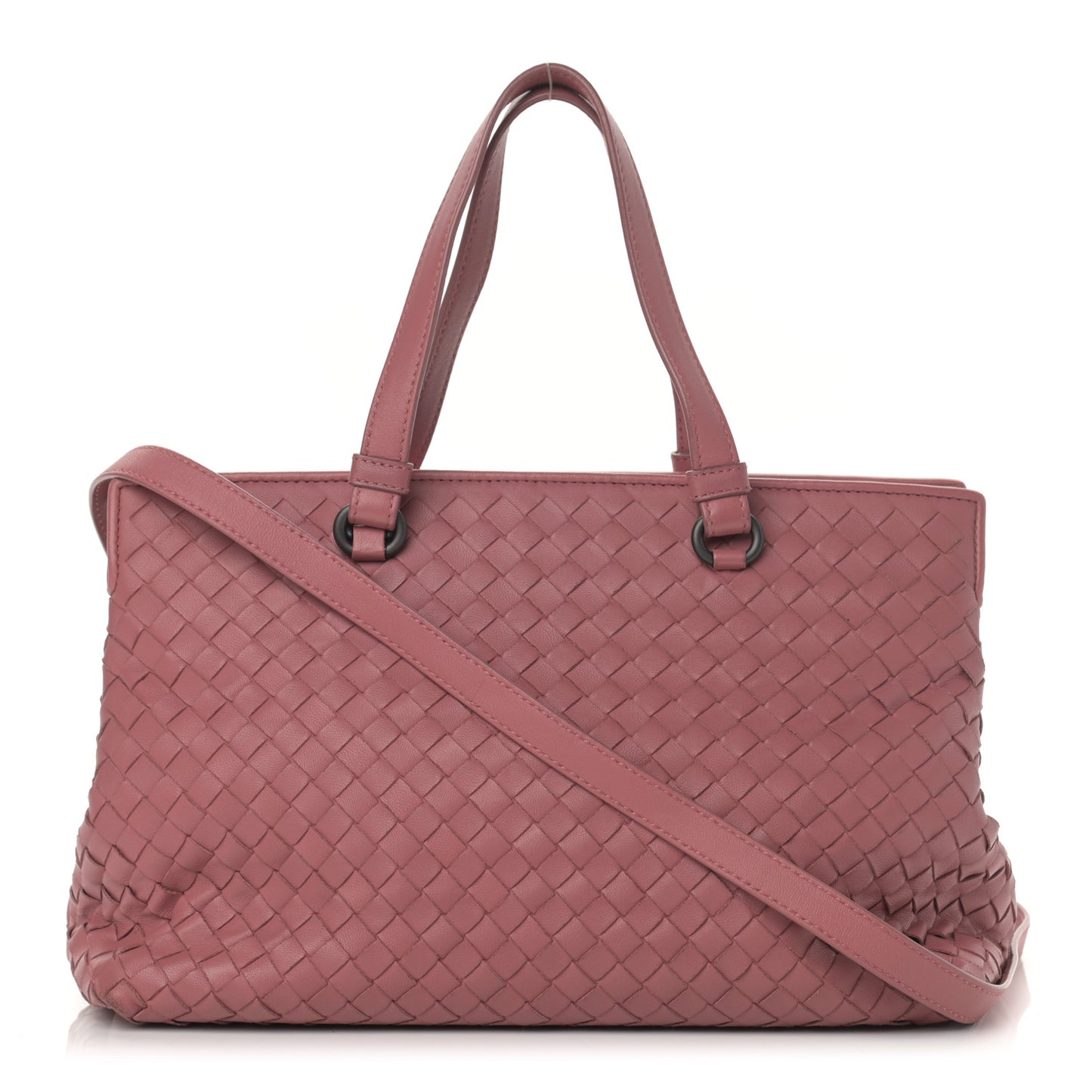Nappa Intrecciato Tote Rose Pink