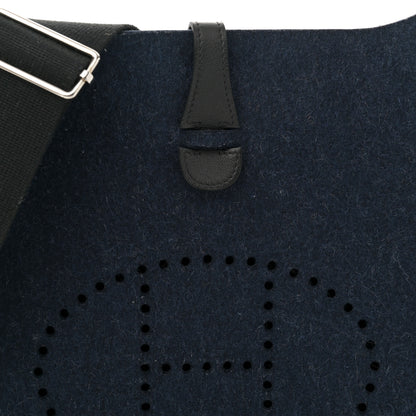 Hermes Swift Sangle Wooly Evelyne PM Bleu Nuit Black 8 of 10