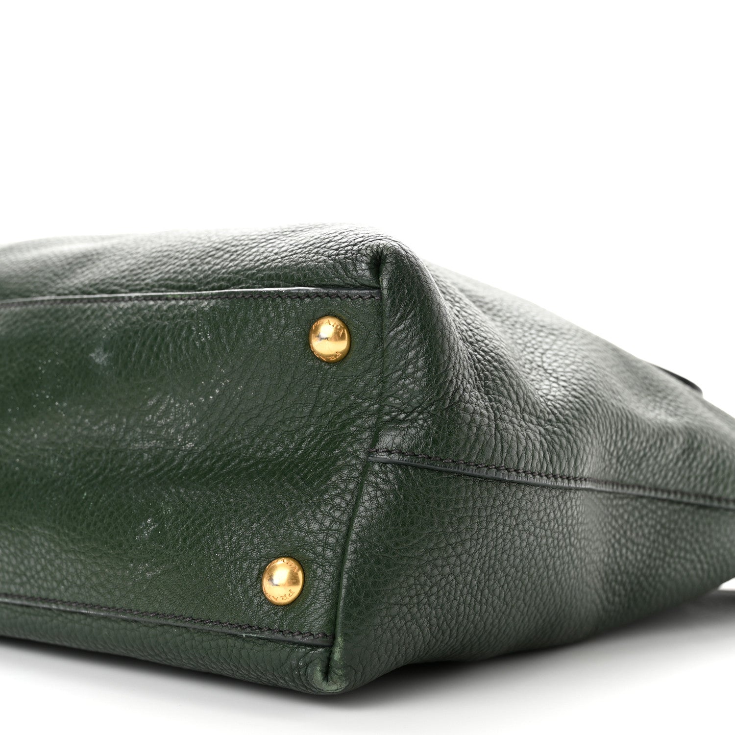 Prada Vitello Daino Shopping Tote Foresta 9 of 14
