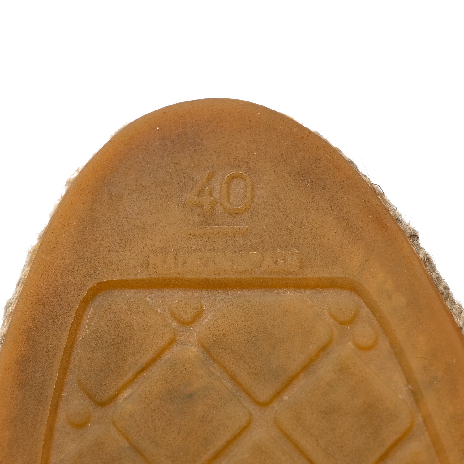 Chanel Lambskin CC Espadrilles 40 Beige Black 10 of 15