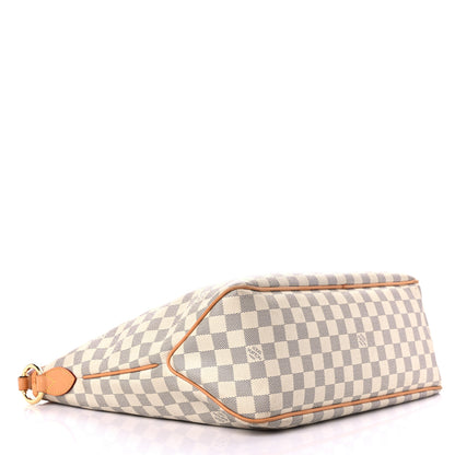 Louis Vuitton Damier Azur Delightful MM Rose Ballerine 4 of 22