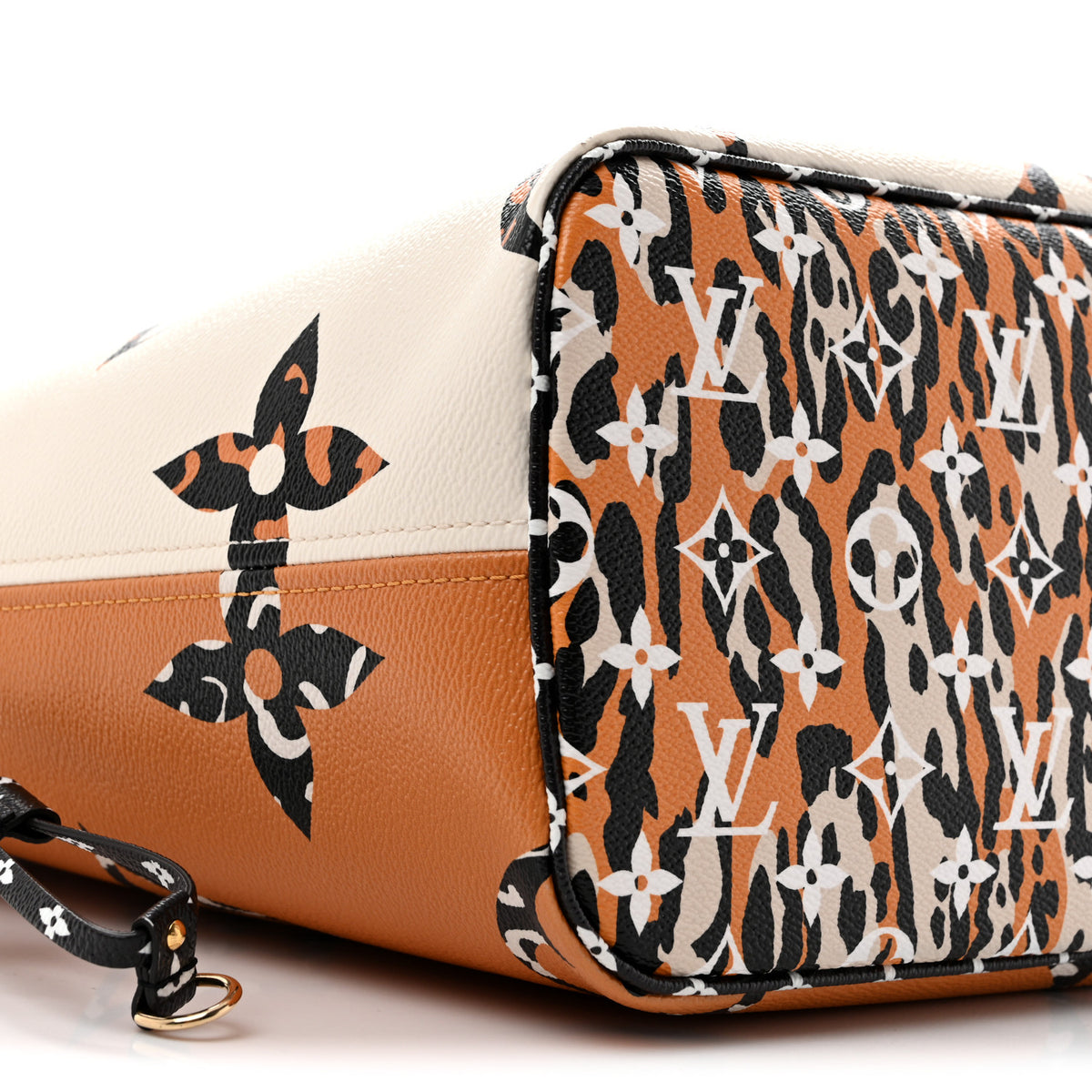 Louis Vuitton Monogram Giant Jungle Neverfull MM Ivory 8 of 10