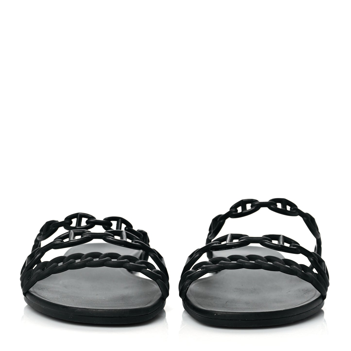 Rubber Chaine d'Ancre Rivage Sandals 41 Black