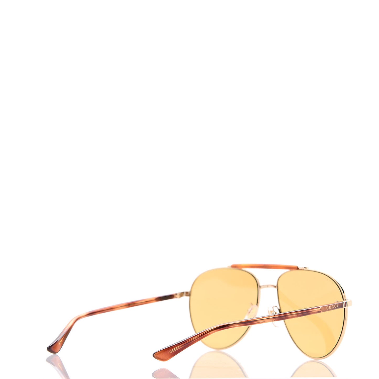 Aviator Sunglasses GG0014S Havana