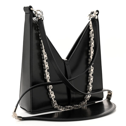 Givenchy Box Calfskin Mini Cut Out Shoulder Bag Black 3 of 11