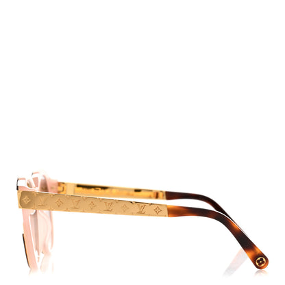 Louis Vuitton Acetate Petit Soupcon Cat Eye Sunglasses Z1858W Light Tortoisehell 3 of 9