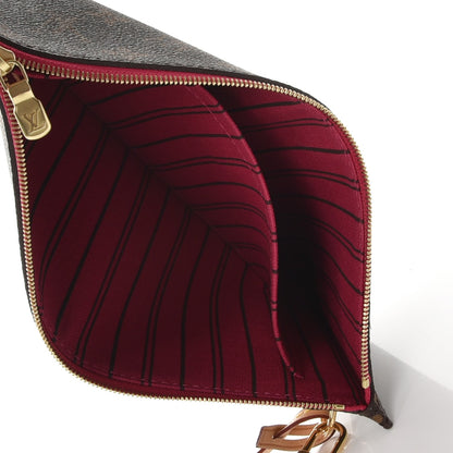 Louis Vuitton Monogram Neverfull MM GM Pochette Pivoine 5 of 8