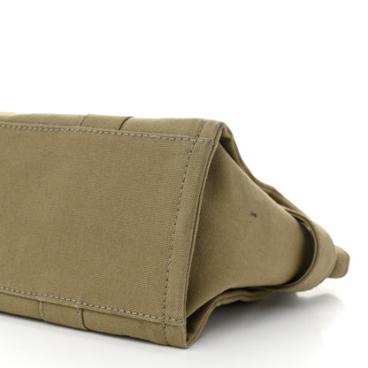 Marc Jacobs Cotton Canvas Medium The Traveler Tote Bag Slate Green 10 of 11