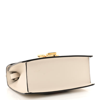 Gucci Calfskin Mini Sylvie Top Handle Bag White 4 of 17