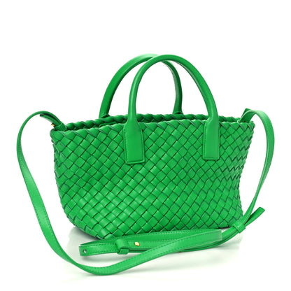 Bottega Veneta Nappa Intrecciato Mini Cabat Parakeet 4 of 10