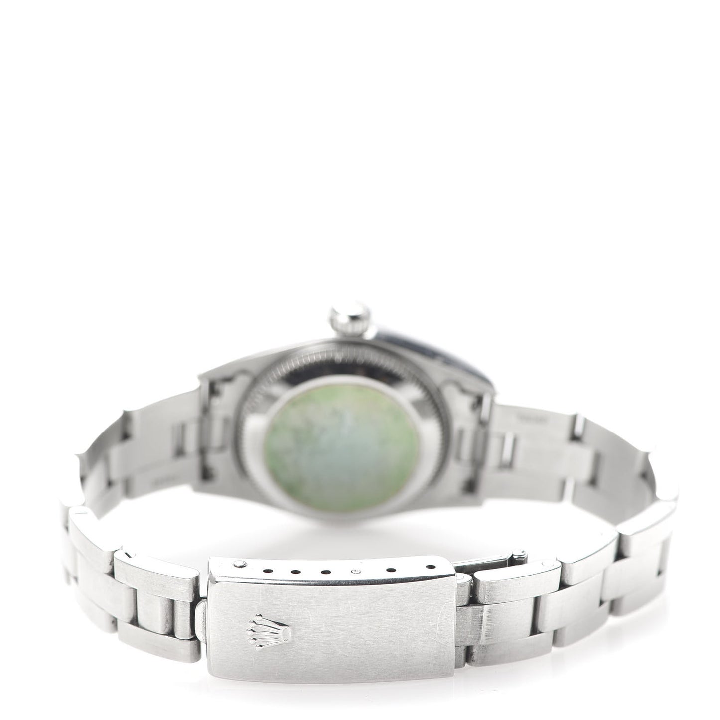 Stainless Steel 24mm Oyster Perpetual Watch Black 76080