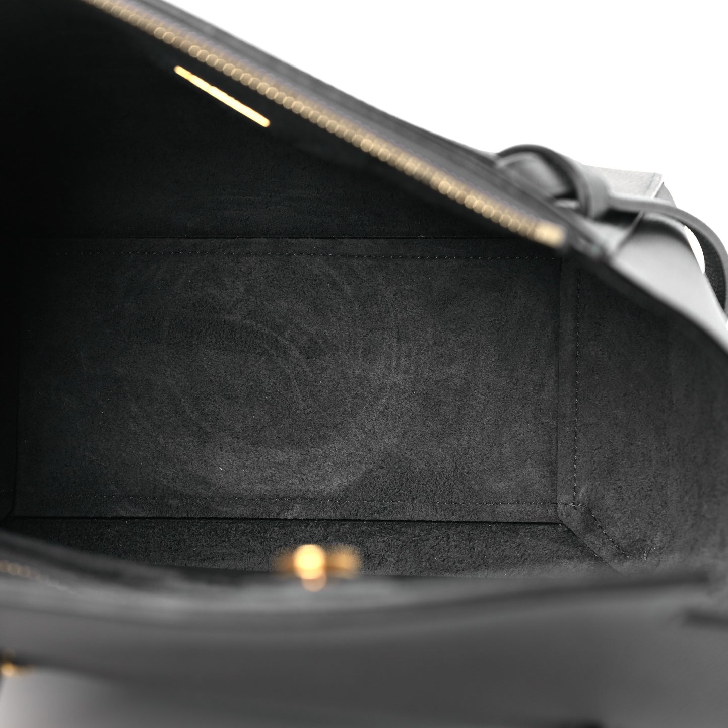 Grained Calfskin Micro Belt Bag Grey