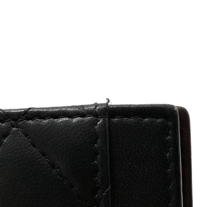 Chanel Lambskin Quilted Card Holder Wallet Black 10 of 12