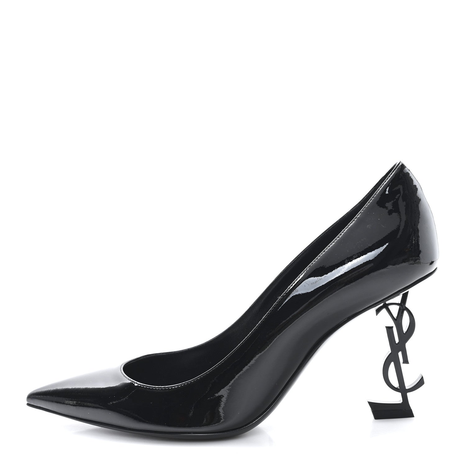 Saint Laurent Patent Opyum 85 Pumps 38 Black 1 of 10