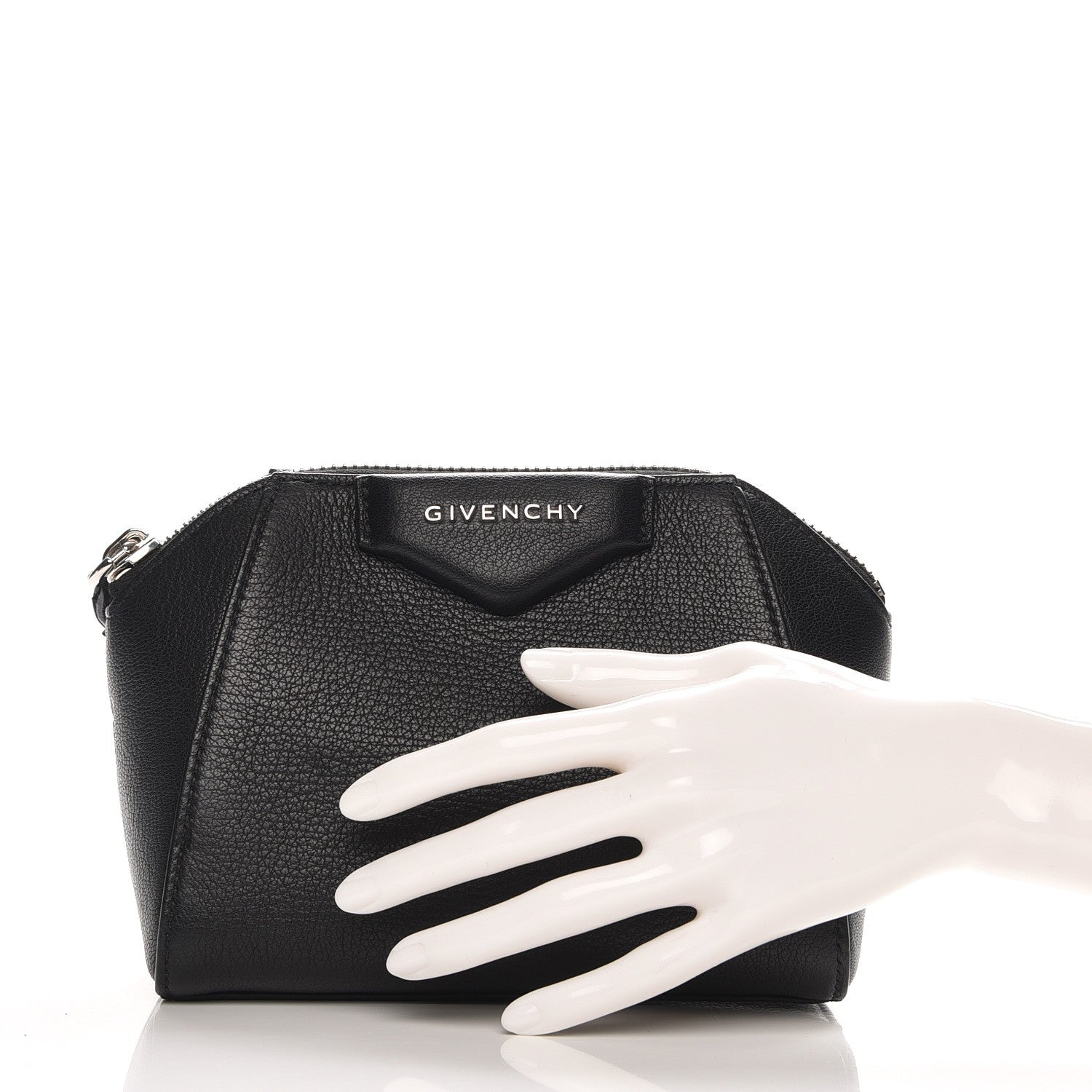 Givenchy Sugar Goatskin Small Antigona Beauty Wristlet Black 2 of 7