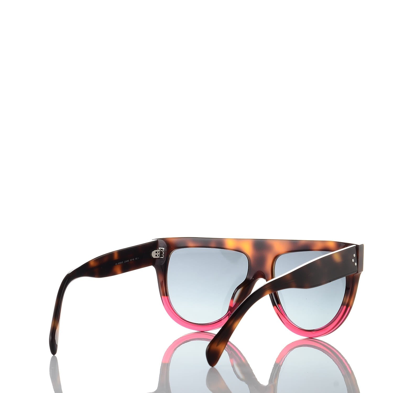 Celine Shadow Sunglasses CL 41026/S Havana Fuchsia 4 of 6
