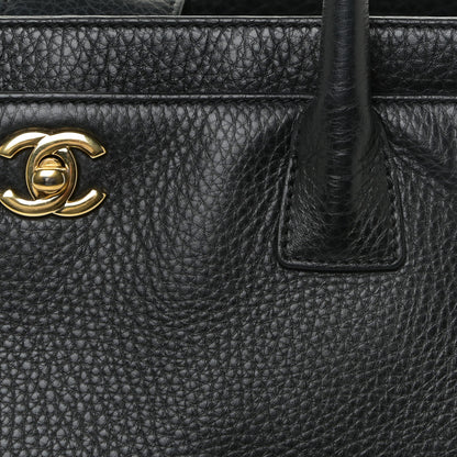Chanel Calfskin Cerf Executive Shopper Tote Black 8 of 17