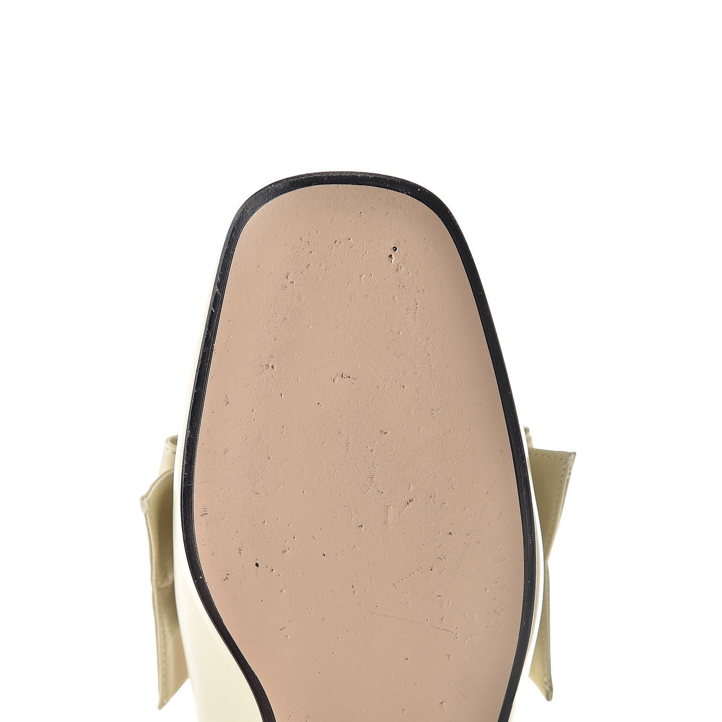 Nappa Pearl Studded Queen Margaret Loafers 36 White