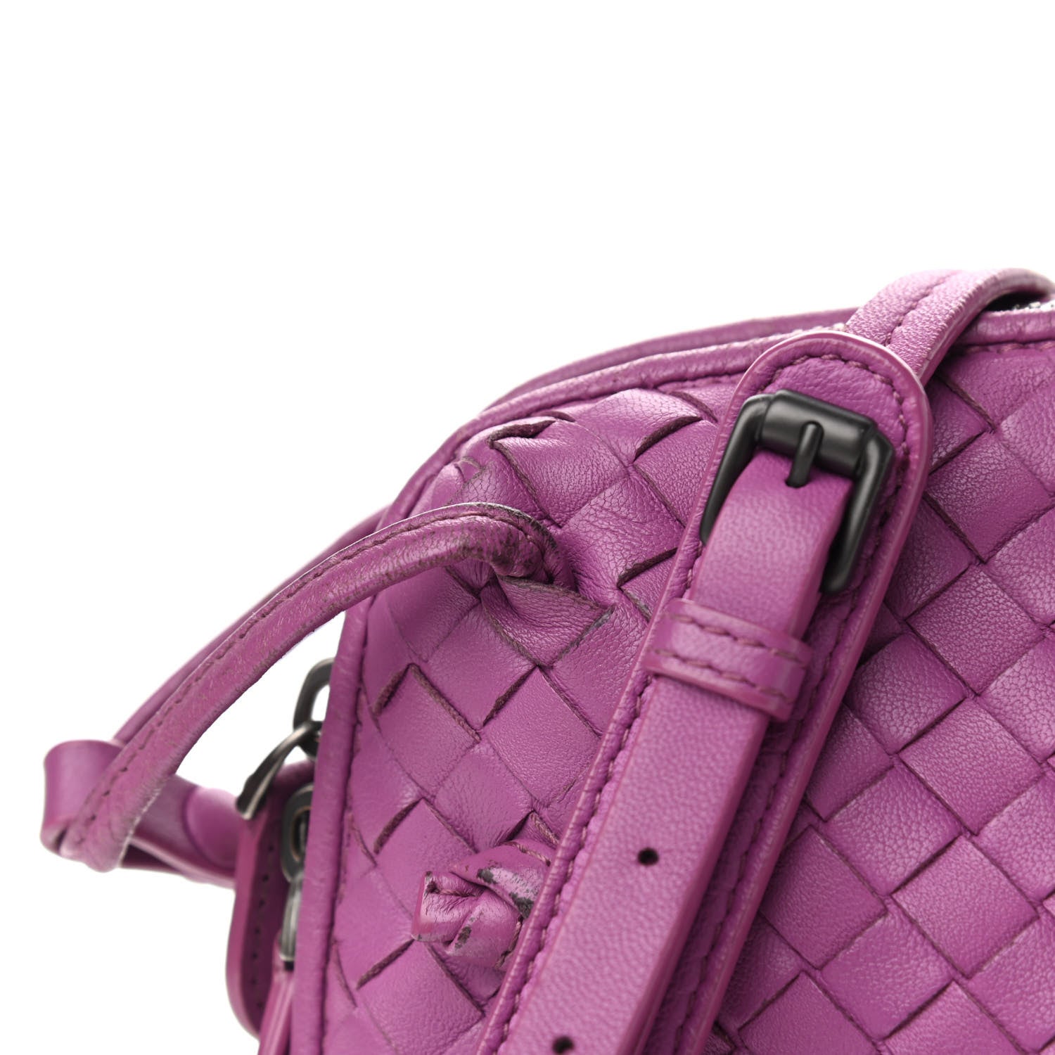 Bottega Veneta Nappa Intrecciato Nodini Bag Ametiste 11 of 12