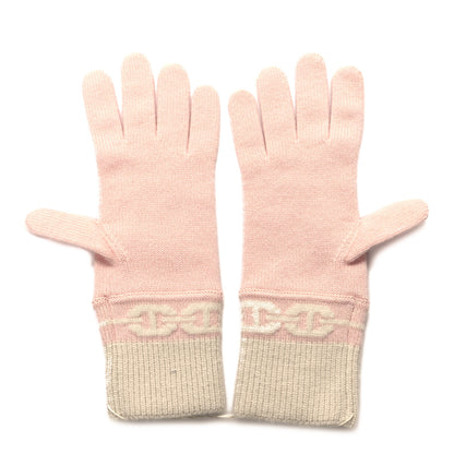 Hermes Cashmere Heaven Gloves M Rose Poudre Ecru 2 of 3