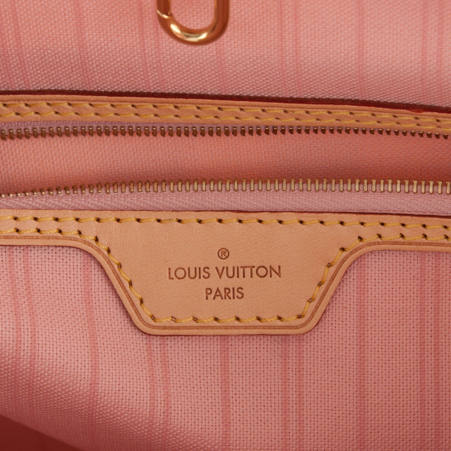 Louis Vuitton Damier Azur Delightful MM Rose Ballerine 6 of 7