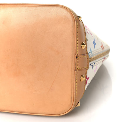 Louis Vuitton Monogram Multicolor Alma White 8 of 9