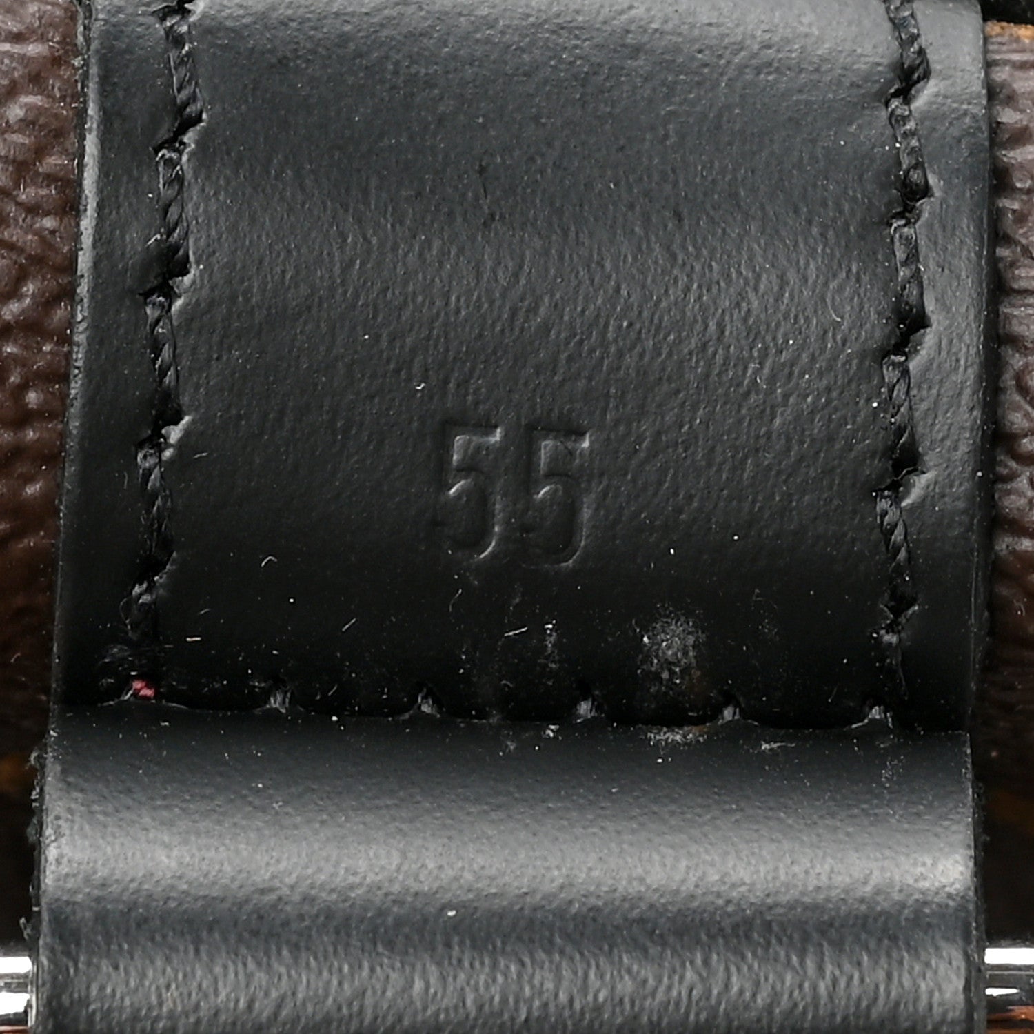 Louis Vuitton LOUIS VUITTON Monogram Macassar Keepall Bandouliere 55 6 of 11