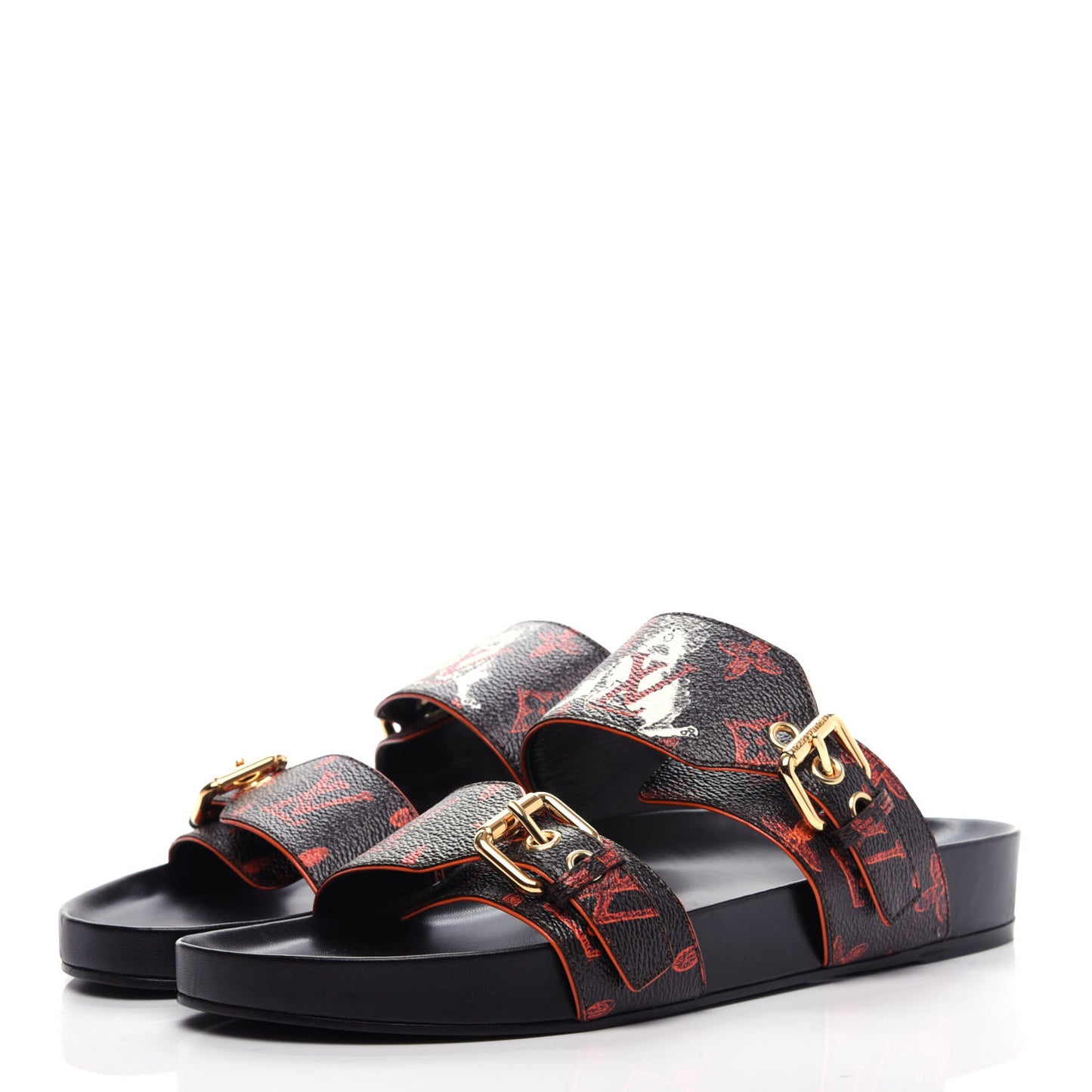 Catogram Bom Dia Flat Mule 40 Black Marron