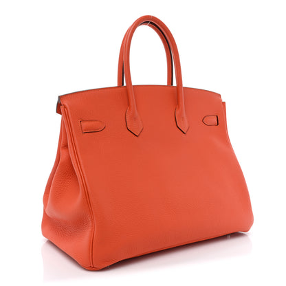 Hermes Togo Birkin 35 Feu 3 of 18