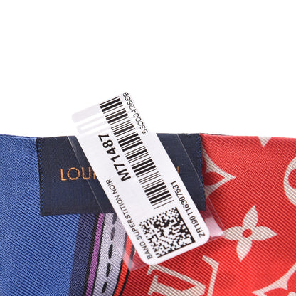 Louis Vuitton Silk Monogram Superstition Bandeau Black 4 of 5