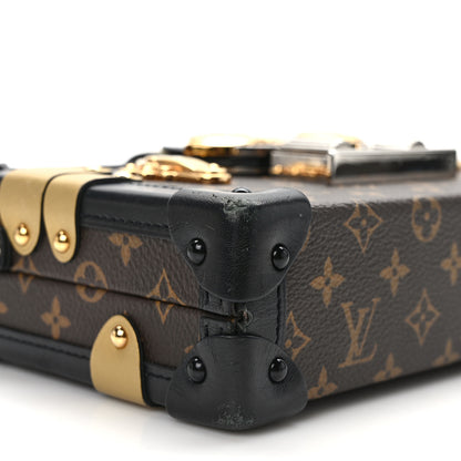 Louis Vuitton Monogram Column Petite Malle Black 8 of 11
