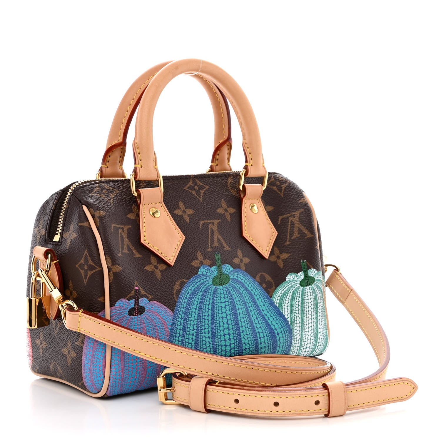 Louis Vuitton LV X YK Monogram Pumpkins Speedy Bandouliere 20 3 of 9