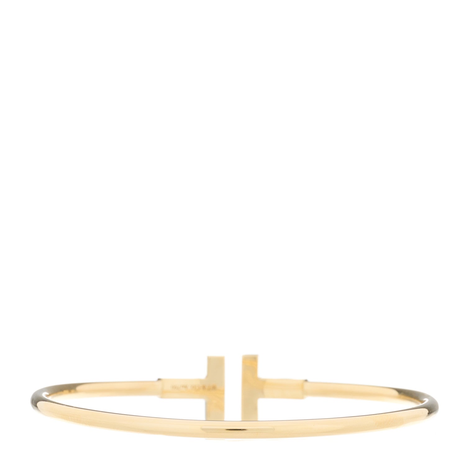 Tiffany 18K Yellow Gold T Wire Bracelet 2 of 4