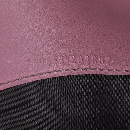 Gucci Guccissima Signature Icon Continental Wallet Carmine Rose 6 of 6